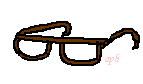Nicht beg�nstigt, die Brille
