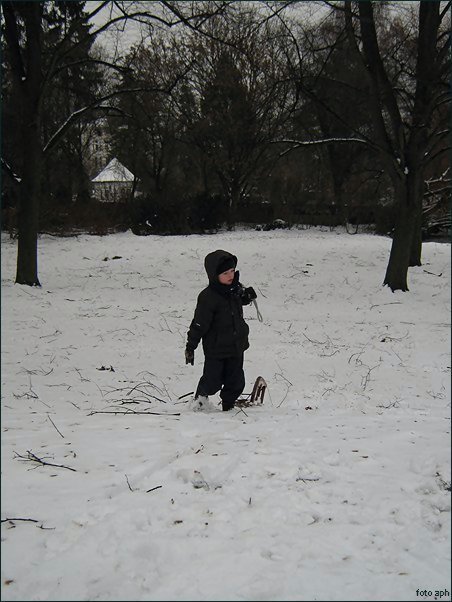 Nach dem Schneesturm