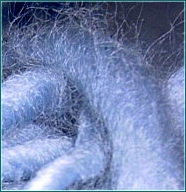 Blaue Wolle