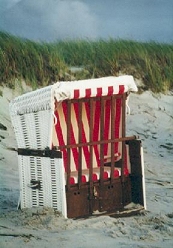 Geschlossener Strandkorb