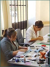 Scrapbooking Kursteilnehmerinnen