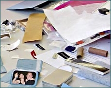 Scrapbooking Arbeitstisch