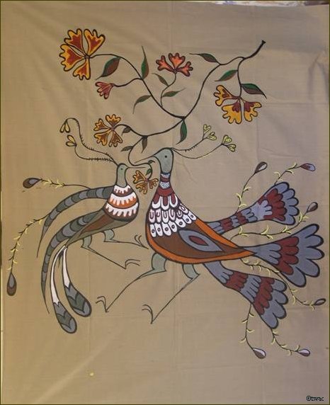 Sohrai on Cloth by Juliet