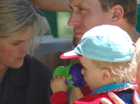 Auswanderer-Familie