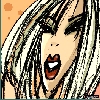 Blonde vor Orange