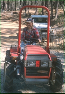 Die Chefin auf ihrer Farm