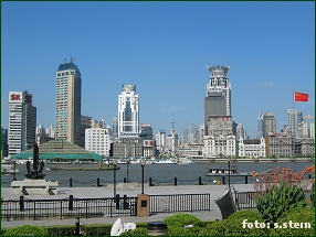 Shanghai vom Fluss aus