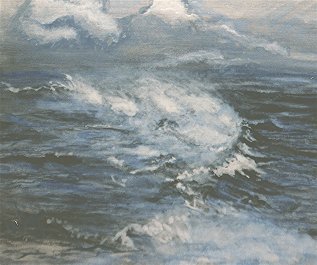 Dover, �l auf Leinwand von Willi Gottschalk